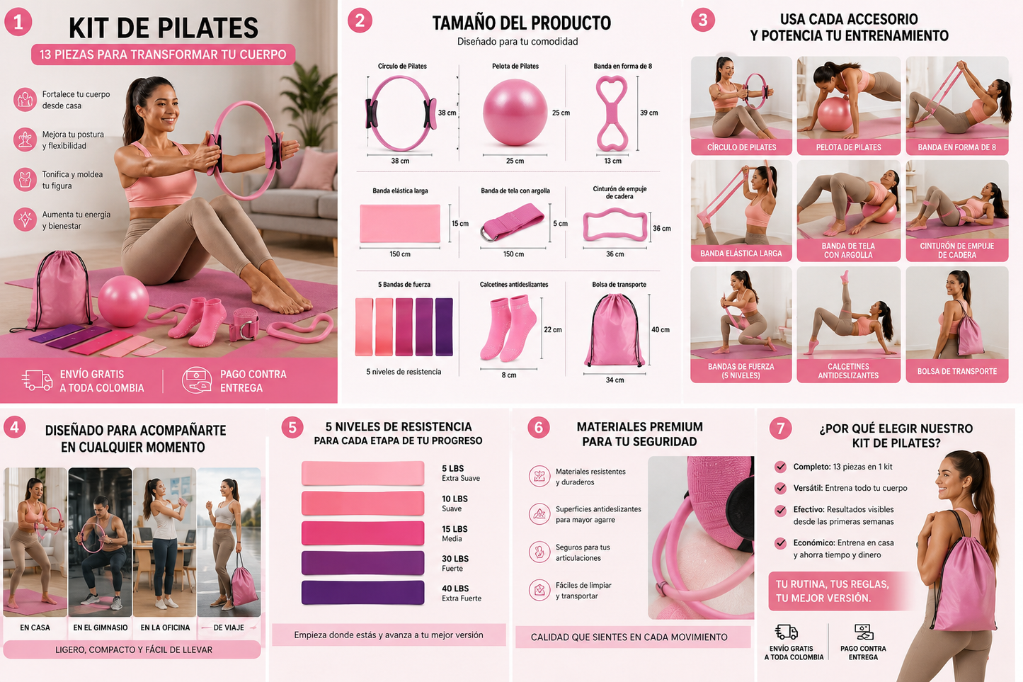 Kit de Pilates y Yoga